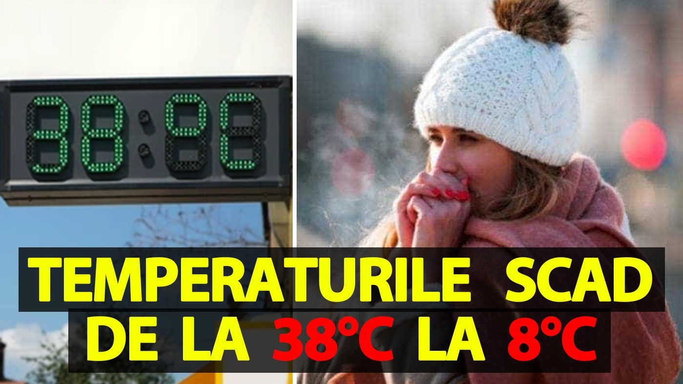 Temperaturile scad la 8°C în aceste orașe din România, pe final de iunie 2025. Meteorologii Accuweather anunță o schimbare bruscă a vremii