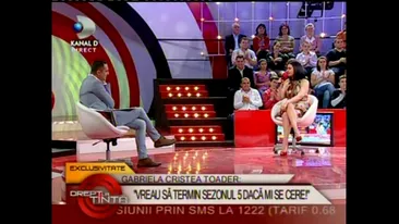 Gabriela Cristea: Acum o luna am cazut in cap in timp ce eram la sala