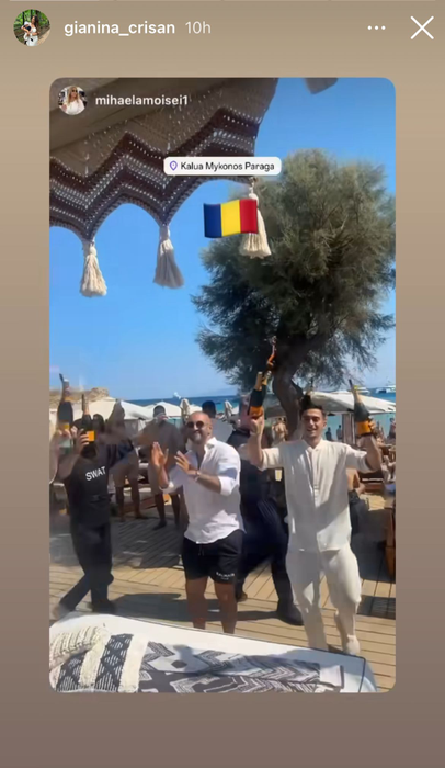 Gianina a fugit de acasă şi a uitat de Pescobar! Party nebun doar cu fetele în Mykonos. FOTO şi VIDEO