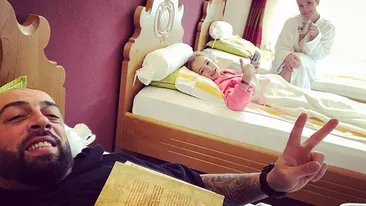 Soția lui CRBL, sexy în costum de baie. Ce mare s-a făcut fiica lor, Alessia