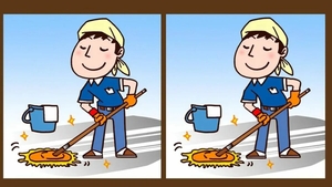 Test de perspicacitate | Identificați 3 diferențe între acești doi oameni de serviciu