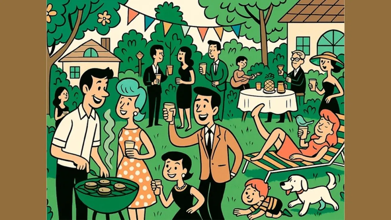 Test de perspicacitate | Găsiți pasărea ascunsă la party-ul din grădină