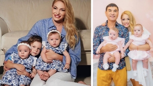 Valentina Pelinel și Cristi Borcea pregătesc botezul gemenelor. Indira și Rania vor împlini în curând 1 an