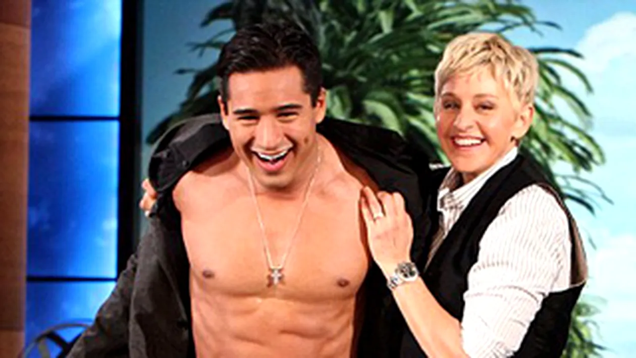 Mario Lopez, dezbracat de Ellen DeGeneres. Vezi cu ce trup se mandreste actorul american din serialul Salvati de clopotel