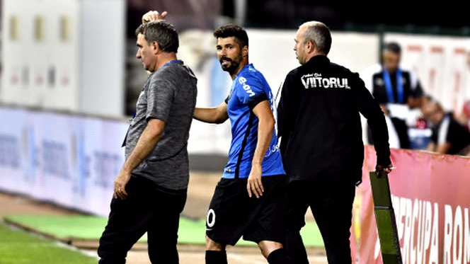 Gică Hagi este un vulcan în timpul meciurilor Viitorului