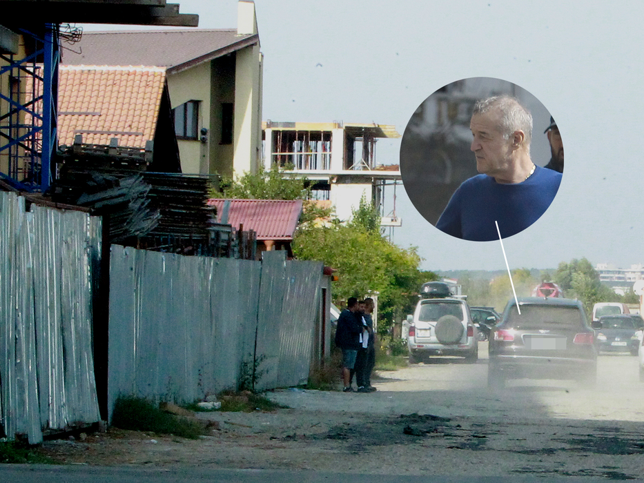 Gigi Becali și-a “inspectat” șantierele