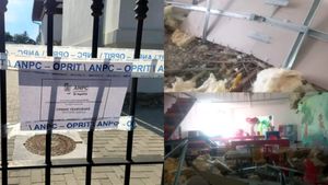 Primele imagini cu locul de joacă peste care a căzut un TAVAN! Cristian Popescu Piedone: „Este inadmisibil ca...”