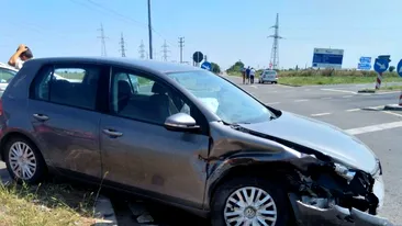 Accident pe centura Caracalului! Șase persoane, printre care și trei copii, au fost rănite