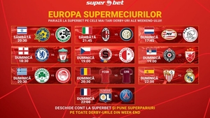 ARDE EUROPA! PARIAZĂ PE SUPERDERBY-URILE WEEKENDULUI!