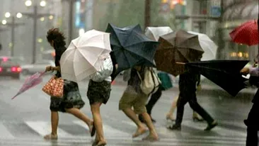 O noua avertizare de la meteorologi! COD GALBEN de ploi si vijelii! Vezi zonele afectate