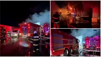 Incendiu la Dragonul Roșu din București! Flăcările mistuie totul în calea lor. Imagini VIDEO