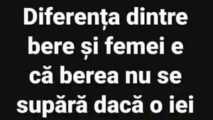 BANC | Care este diferența dintre bere și femei