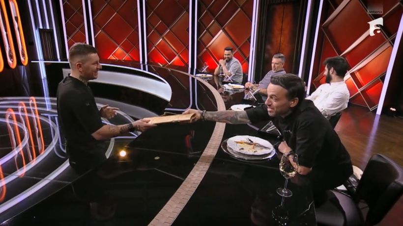 Moment istoric la Chefi la Cuțite! Motivul pentru care Liviu Moroiu a refuzat cuțitul de aur de la Chef Ștefan Popescu