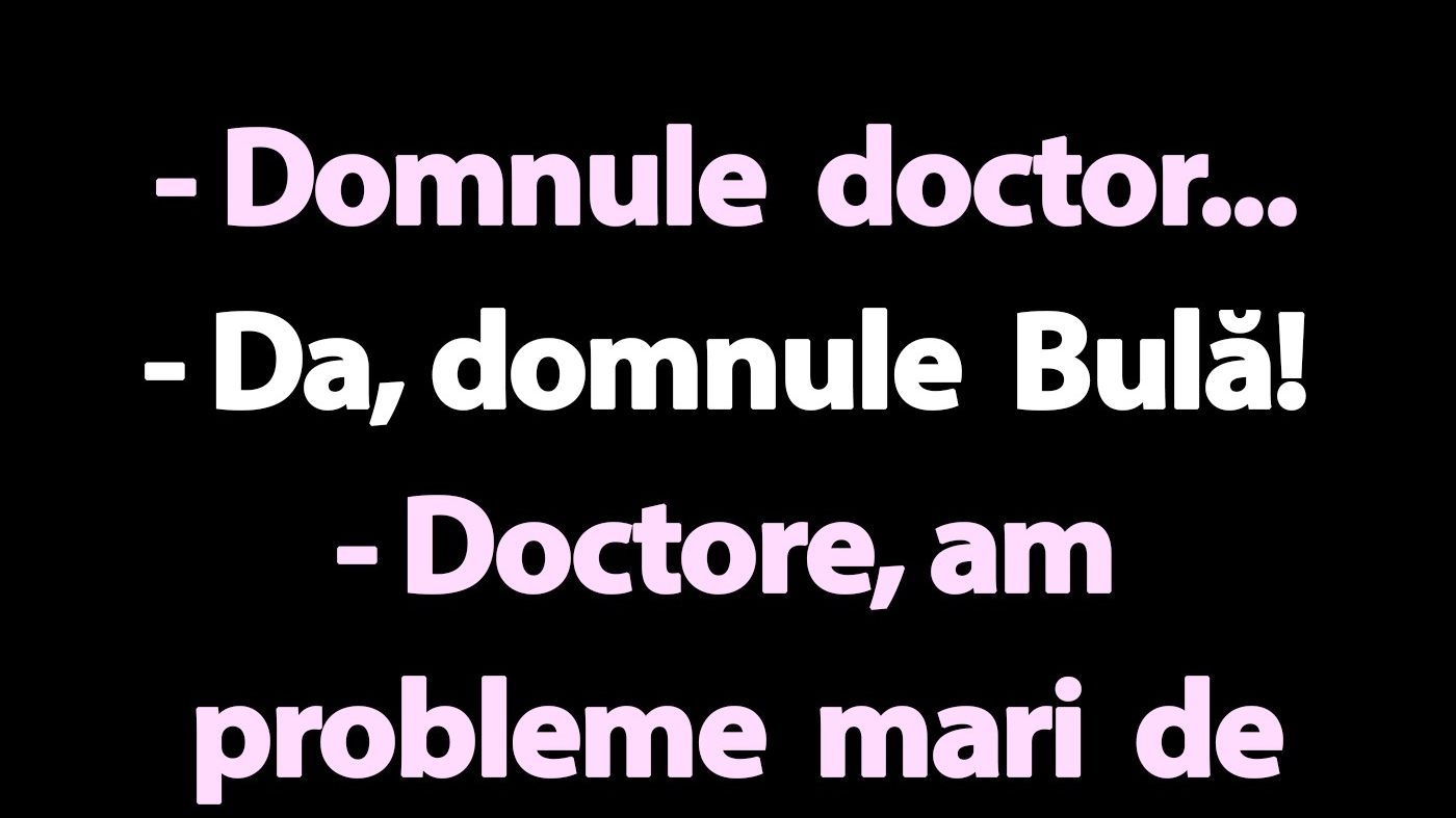 BANC | Bulă are probleme cu memoria