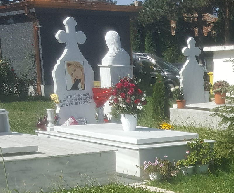 Ileana Ciuculete este înmormântată la Cimitirul Străuleşti II