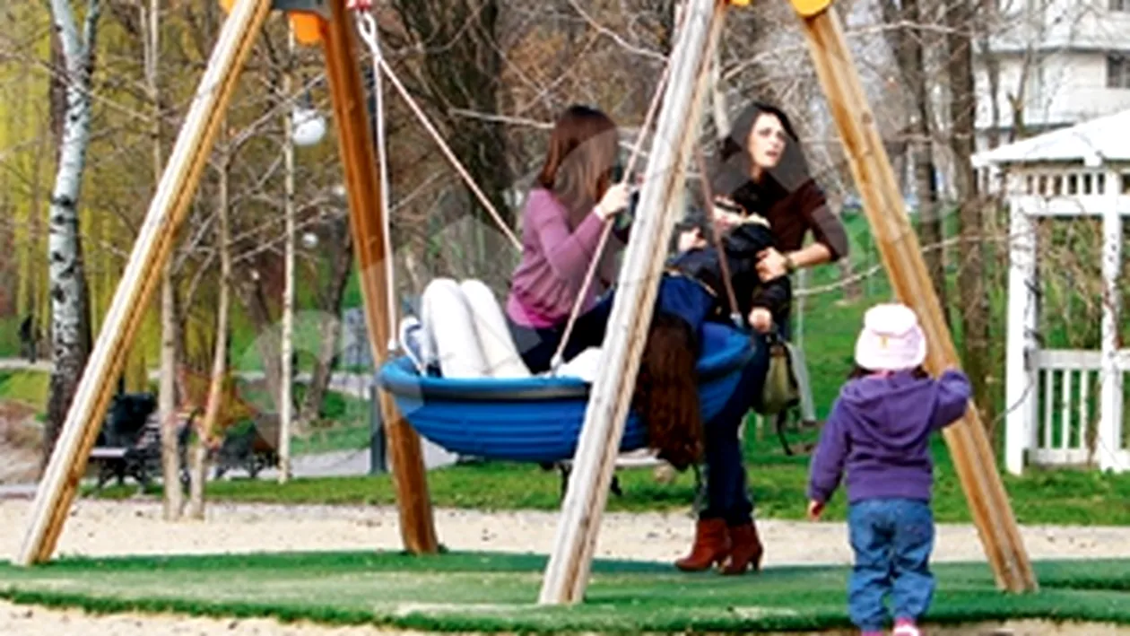 Madalin Ionescu la TV, Mihaela in parc