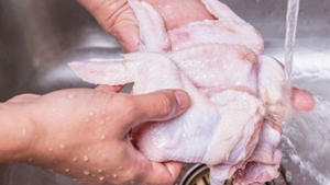 Te poţi infecta cu bacterii periculoase chiar la tine în bucătărie! Nu spăla niciodată puiul!