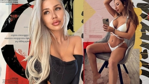 Monica știe să se impună în fața bărbaților! Pielea ei ciocolatie provoacă nebunie!