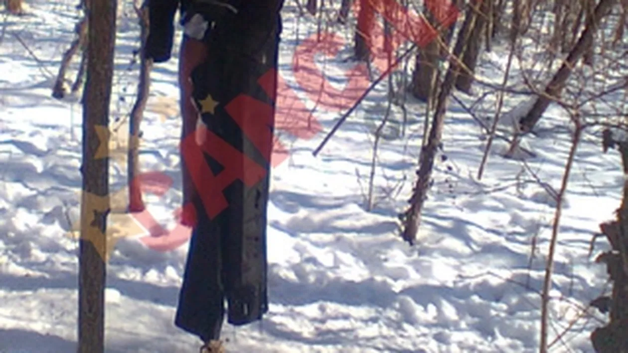 Cainii au mancat piciorul spanzuratului