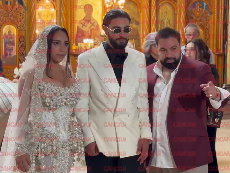 Florin Salam cu fiul cel mare, Dani și soția lui, Mihaela