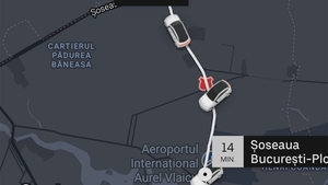 Rămas pieton 2 luni, un fost șofer Bolt a comandat un Uber până la Aeroportul Otopeni. Câți bani a plătit: "Cât am făcut ride-sharing, nu dădea tarife din astea"