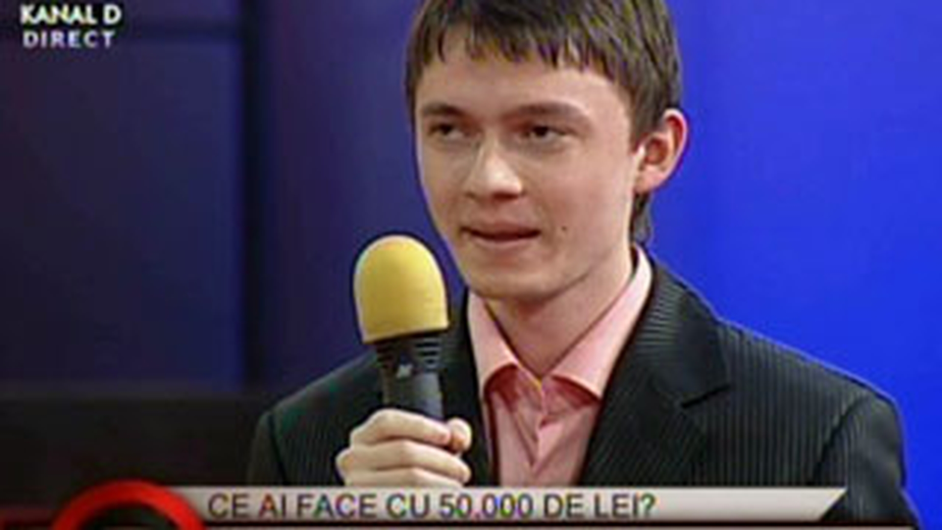 VIDEO L-a falimentat pe Virgil Iantu! Un tanar de 22 de ani a castigat 50.000 la "Vrei sa fii milionar"! Afla ce va face cu banii