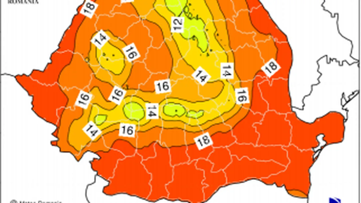 ANM a emis prognoza meteo pentru următoarele patru săptămâni. Valori termice coborâte
