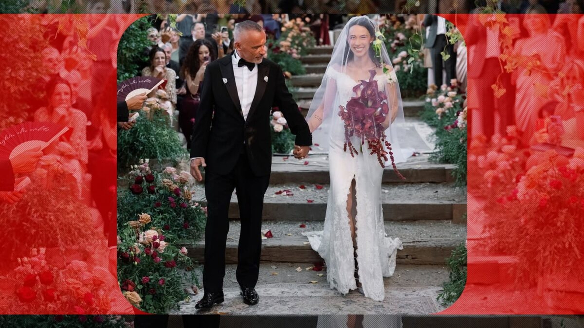 Fiica lui Eros Ramazzotti s-a căsătorit în Sicilia. Detalii de la nunta care a durat trei zile
