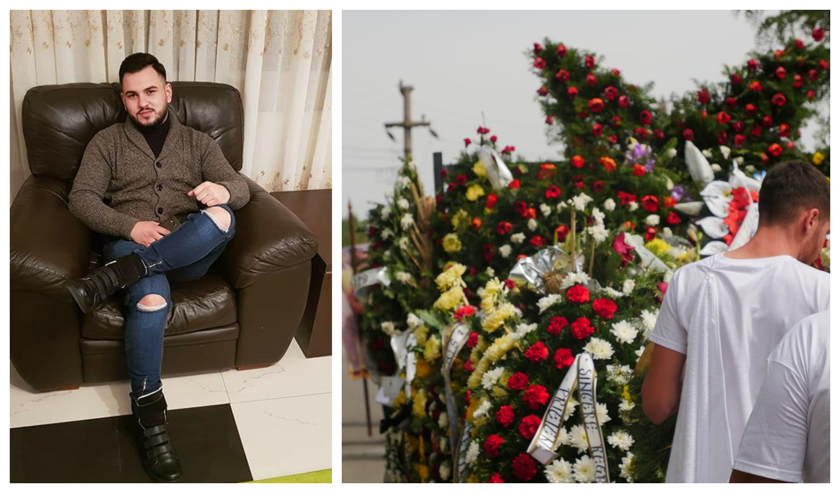 Ți se sfâșie inima! Ce omagiu i-a adus lui Dany Vicol fetița sa, chiar înainte ca sicriul să fie scos din casă