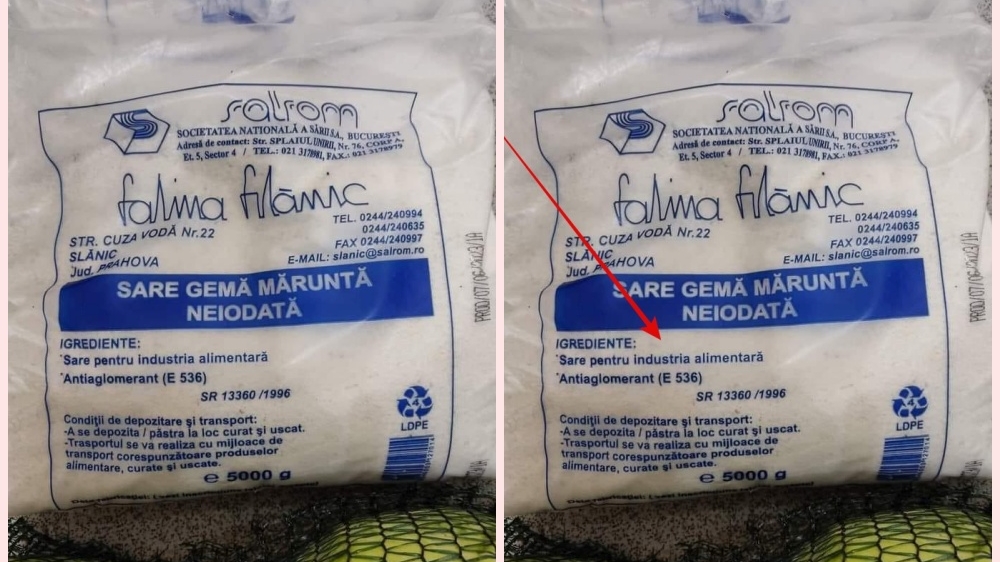 „Otrava” din sare consumată masiv în România. Semnalul de alarmă despre aditivul periculos pe care îl conține: „E la vedere”