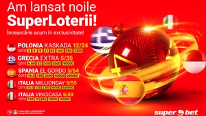 Superbet îți aduce noi loterii în exclusivitate! Vino să le încerci!