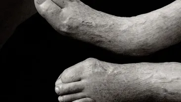 Imagini incredibile! A pozat GOALA la varsta de 100 de ani