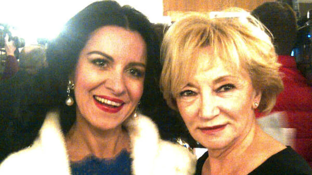 Angela Gheorghiu a fost invitata de onoare a lui Călin Netzer la lansarea în România a filmului Poziţia copilului