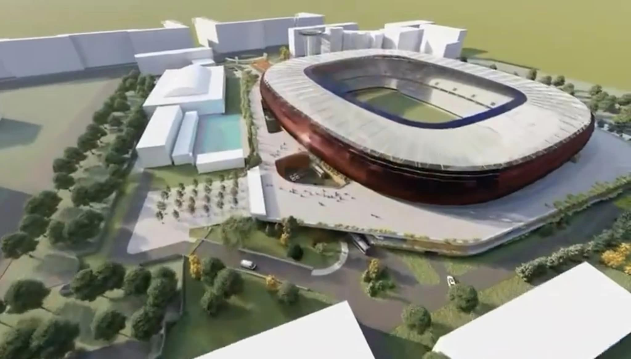 Noul stadion Dinamo din Ștefan cel Mare/Foto: Facebook