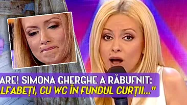 SCANDAL MARE!! SIMONA GHERGHE a răbufnit: Mulţi ANALFABEŢI, cu WC în fundul curţii...