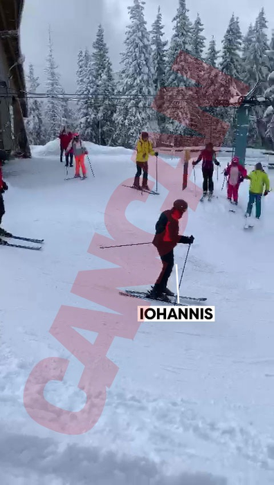 Klaus Iohannis la schi, „undercover”