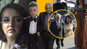 Super-imagini de la cununia de 5* a fiicei lui Gigi Becali. Cum s-au îmbrăcat miresica, patronul FCSB și soția acestuia + ginerică a apărut cu un Breitling de 15.000 $ la mână