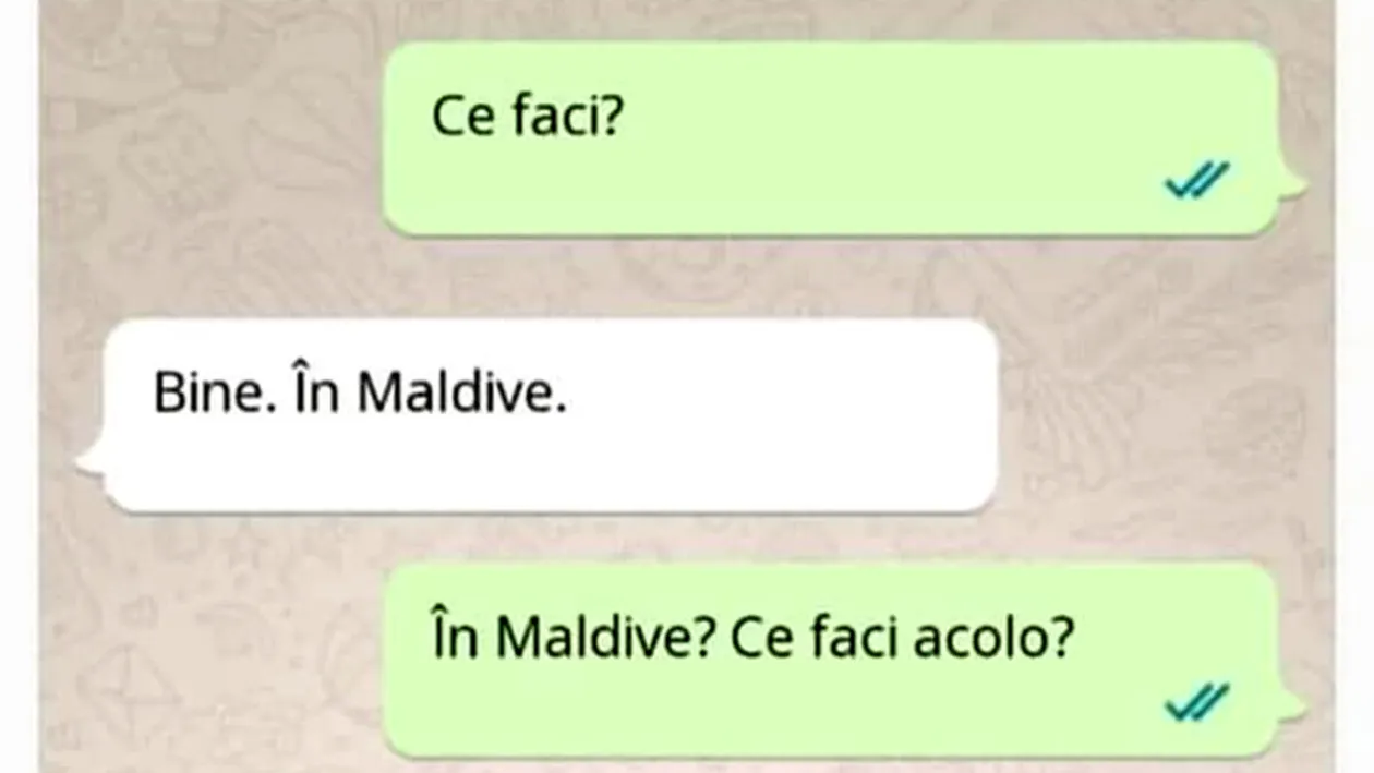 Bancul sfârșitului de săptămână | Sunt în Maldive