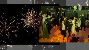 Au încununat nunta regească: spectacol incredibil de artificii! Florin Salam și soția lui au pregătit un moment surpriză pentru cei 250 de invitați!