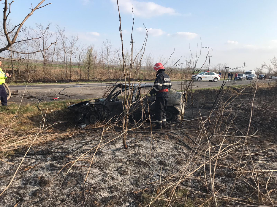 Urmările accidentului de pe DJ 507
