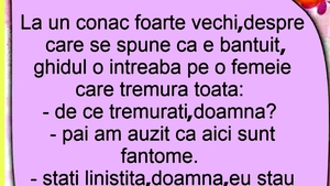 BANCUL ZILEI | "De ce tremurați, doamnă?"