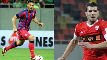 Steaua-Dinamo a inceput... in parc! Bufonul Piovaccari si Dulaul Tucudean s-au duelat in... femei!