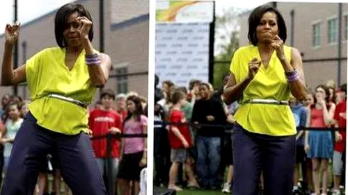 Vezi cum o imita Michelle Obama pe Beyonce