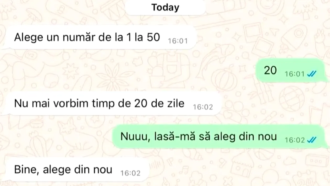 Bancul începutului de săptămână | Alege un număr de la 1 la 50