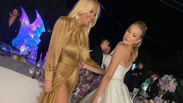 Vica Blochina, ținută super-HOT la nunta lui Emily Burghelea. Internauții au criticat-o pentru alegere