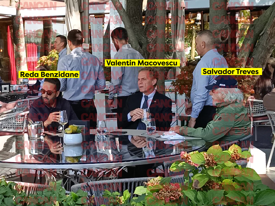 Reda Benzidane, Valentin Macovescu și Salvador Treves, la Casa di David, în octombrie 2023