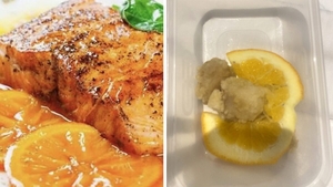 Ce a primit o clientă UberEats, după ce a comandat porția de pește din imagine: "Uitați-vă ce am luat și ce am primit"