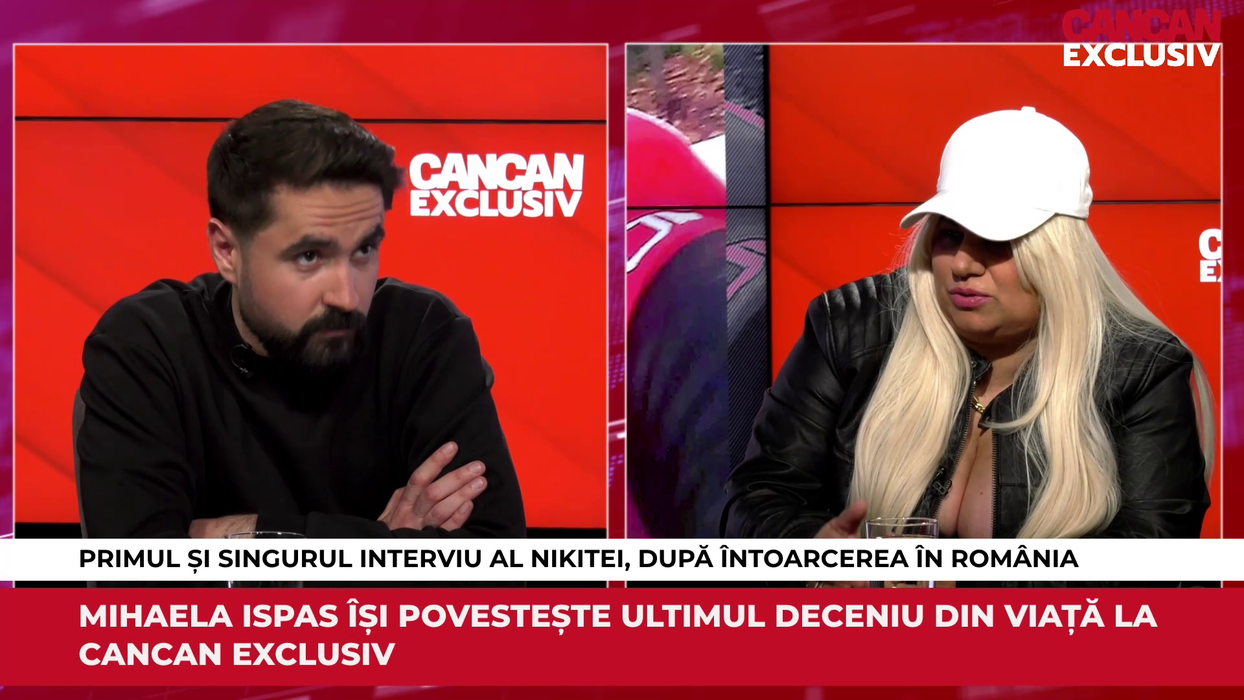Interviul integral poate fi urmărit, în premieră națională, pe canalul de YouTube "Cancan" (Foto: captură video)