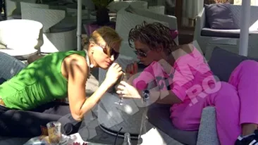 Anamaria Prodan face schimb de fluide in public