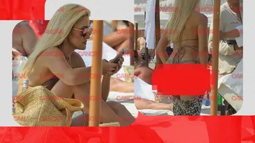Imaginile caniculare cu Iuliana Pepene! Masculii au urmărit-o precum pescarii pluta, iar când vedeta s-a ridicat de pe șezlong a oferit...